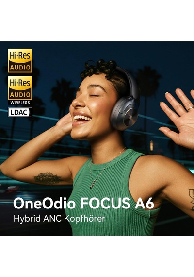 OneOdio Focus A6 Bluetooth 6.0 Kulak Üstü Kulaklık