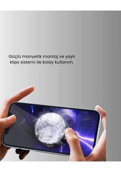 Taşınabilir Telefon Soğutucu 15w 7 Kanatlı Fan İle Oyun Performansı