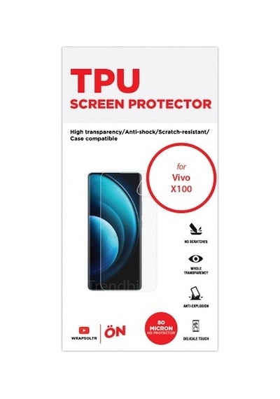 Vivo X100 Ekran Koruyucu Tpu Film