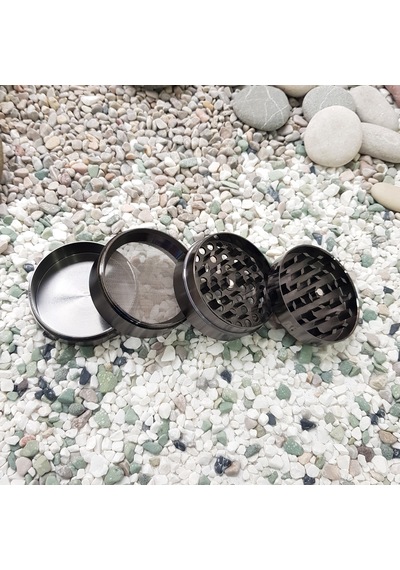 Gri 55 MM Grinder Alloy Herbal Öğütücüsü Parçalayıcı  Rb85gr