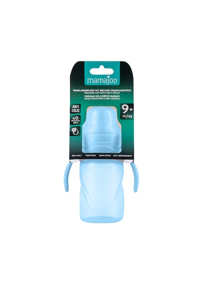 Mamajoo Antikolik Akıtmaz Alıştırma Bardağı 270 ml Powder Blue, 9 Ay+