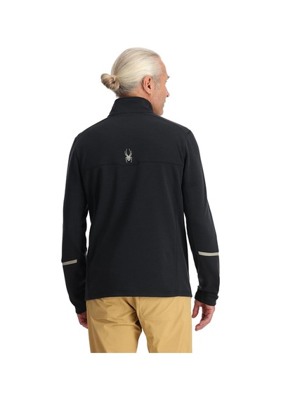 Spyder Spyder Erkek Polar Fleece İçlik Üst Speed Fleece 1/2 Zip Black 10011 Siyah