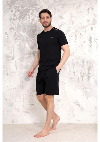 D's Damat Ds Damat Maschio Pamuk Şort Takım Siyah Ds5011 R001 Siyah