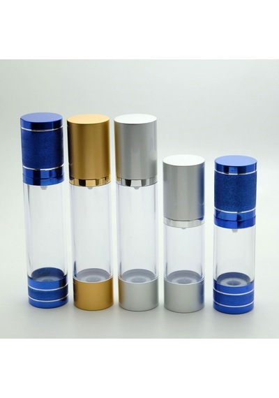 Losyon Ve Krem Şişesi 50 Ml 3 Adet Parlak Airless Şişe