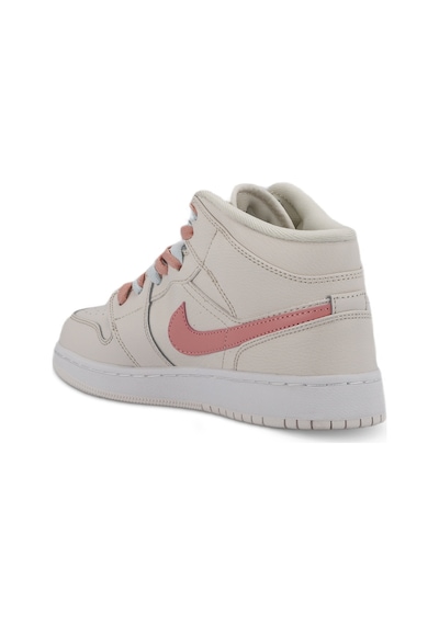 Nike Jordan 1 MidMulti-Color Swoosh Phantom Kadın  Beyaz / Mavi Sneaker