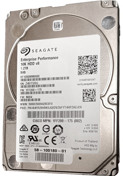 Seagate St1200mm0088 1.2tb 10k Rpm Sas 12gb/s 2.5 Server Harddisk Enterprise Hdd