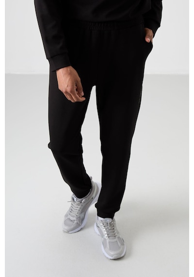 Tommy Life Siyah - Siyah Pamuklu Kalın Yumuşak Dokulu Comfort Fit Baskılı Erkek Eşofman Takım - 85253 Siyah Tommy Life Siyah - Siyah Pamuklu Kalın Yumuşak Dokulu Comfort Fit Baskılı Erkek Eşofman Takım - 85253 Siyah