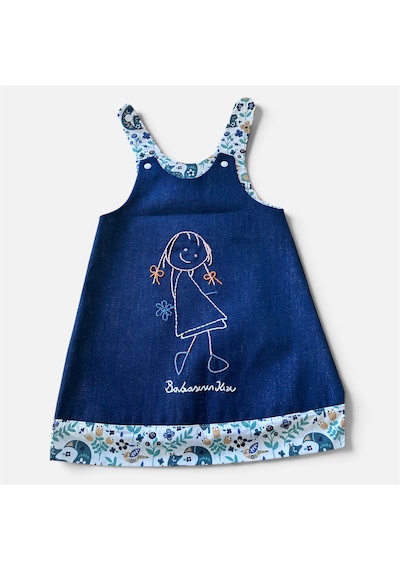 Bebe Bahçıvan Elbise Denim