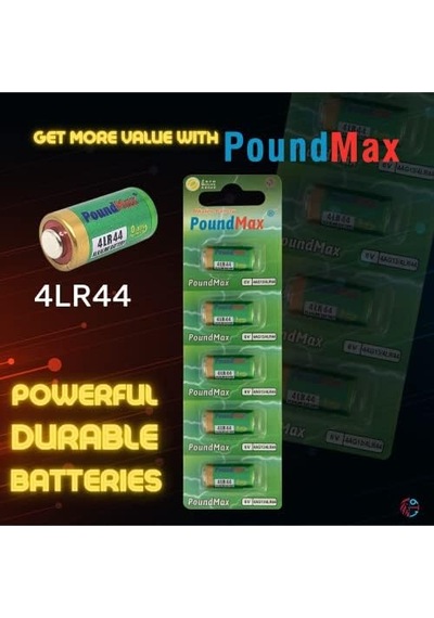 Poundmax Alkalin 5x 4lr44 4ag13, L1325 , 6v 1x 5&apos Li Paket