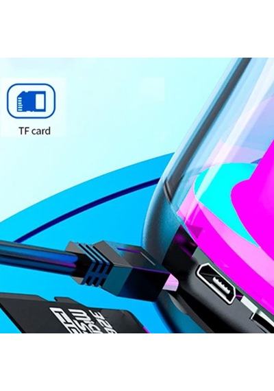 Dvıp Q1 360 Taşınabilir Sound Bluetooth Hoparlör, Ambiyans Aydınlatma, Tf/sd Kart, Hifi
