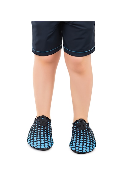 Kiko Kids Point Havuz Plaj Erkek Çocuk Deniz Ayakkabısı 7514 Siyah - Mavi Siyah - Mavi