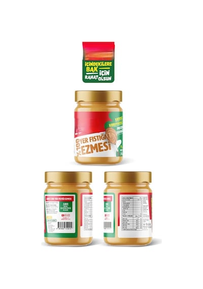 %100 Yer Fıstığı Ezmesi 315 Gr