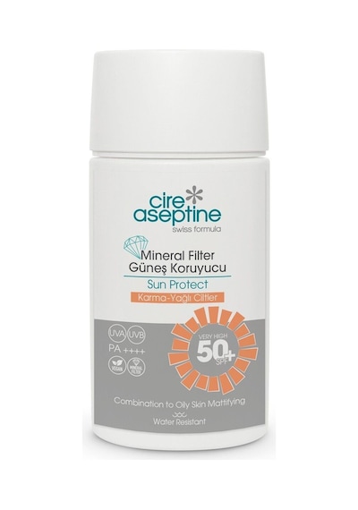 Mineral Filtreli Güneş Kremi Karma Ve Yağlı Ciltler 50 Spf 50 Ml
