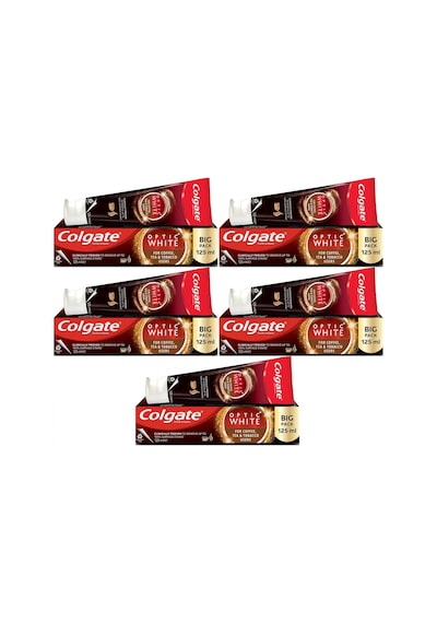Colgate Diş Macunu Optic White 125ml Çay-kahve-sigara 5 Li Set