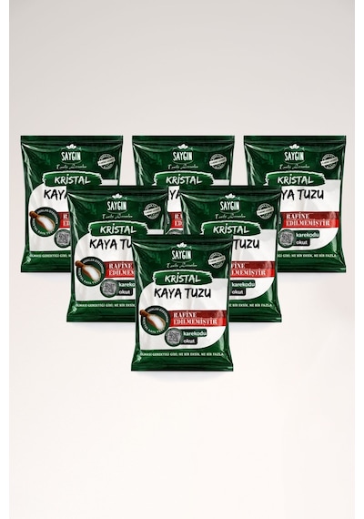 Saygın Kaya Tuzu Sofralık 6 x 500 G