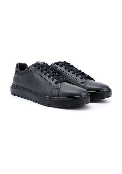 Gönderi(R) Gönderi R Erkek Lacivert Bağcıklı Kauçuk Taban Hakiki Deri Sneaker Ddma83531641 Lacivert
