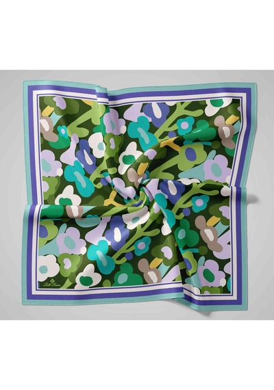 Silk Home Aura Eşarp 140003-05 Turkuaz, Violet, Koyu Yeşil, Fıstık Yeşili, Lila