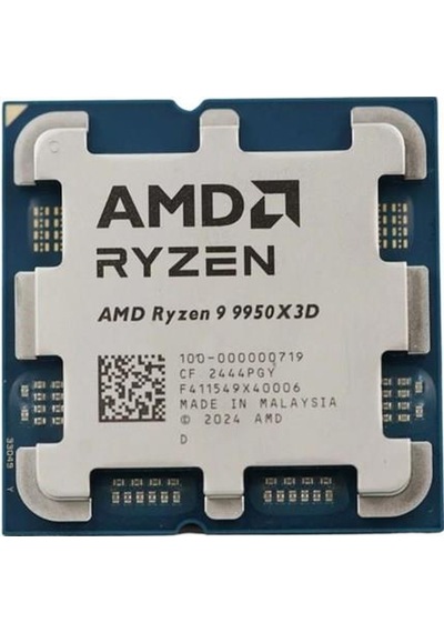 Amd Ryzen 9 9950x3d 144mb 16çekirdekli O/b Uhd Am5 170w Kutusuz+fansız