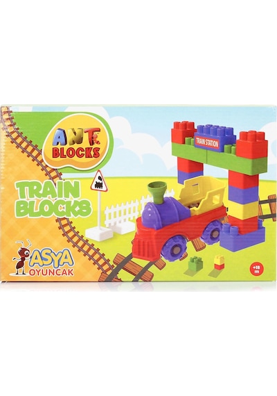 Ant Blocks Istasyon Tren Seti