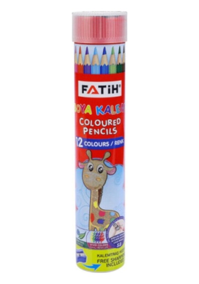 Fatih Kuruboya 12 Renk Tam Boy Tüp 33114 Karışık