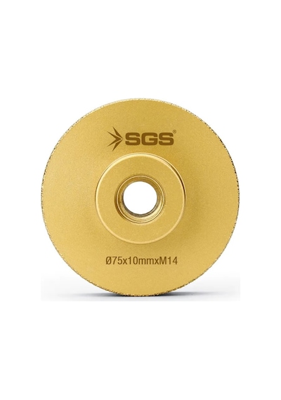 Sgs2787 M14-75x10 Mm Vakum Elmas Taşlama Diski Tam Profil