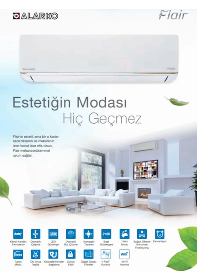 Alarko Flair FLR1801HW 18000 BTU Duvar Tipi Split Klima