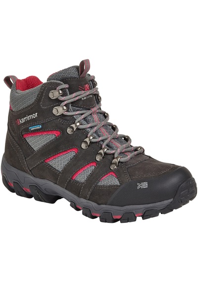 Karrimor Bodmin Mid 5 Ladies Weathertite Bot Dark Grey/cochineal Antrasit