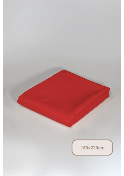 Elart Soft Kadife Masa Örtüsü Dikdörtgen 150x220 Cm Kırmızı Kırmızı