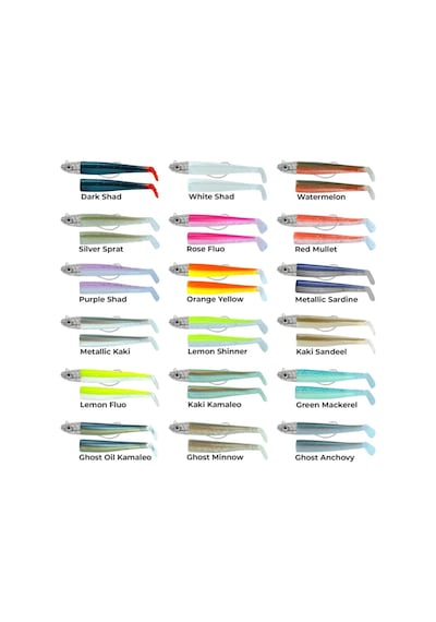 Gt-bio Combo + Body Roller Shad 125 - 23gr Silikon Yem - Blue Kamaleo
