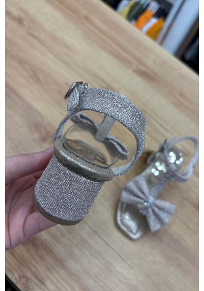 Rocky Mat Rose Golt Kız Çocuk Topuklu Ayakkabı-mat Rose Gold Altın