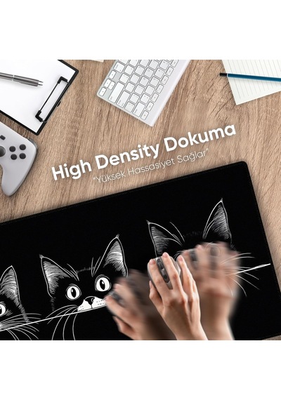90x40 Cm Xxl Gaming Mouse Pad High Density Hybrid Kumaş Kaymaz Taban Yüksek Çözünürlüklü Baskı Fare Altl