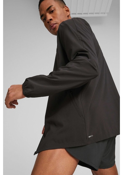 Puma Run Favorıte Woven Jacket Siyah Unisex Ceket 000000000102049714 Siyah
