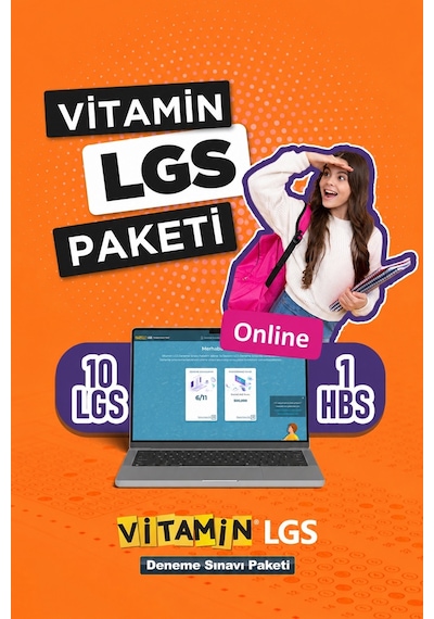LGS 2027 Deneme Sınavı Paketi - 11 Online Deneme (10 LGS + 1 HBS) - PDF ve Video Çözümlü (Sadece Dijital Lisans)