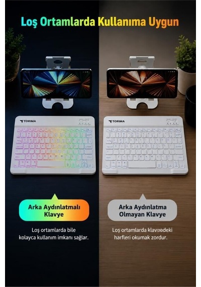 Özel Üretim Ev Fare Bilgisayar Kablosuz Klavye Mouse Seti Tmk09 Beyaz Diğer
