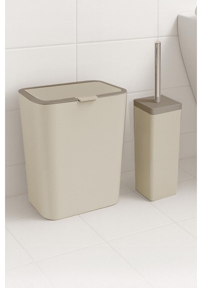 Flip 2'li Banyo Seti - Bej Ahşap Renk Yok Uzaktan Kumanda