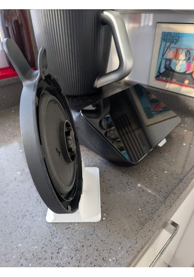 Thermomix Tm7 Uyumlu Kapak Standı Mutfak Tezgahı Düzenleyici Beyaz