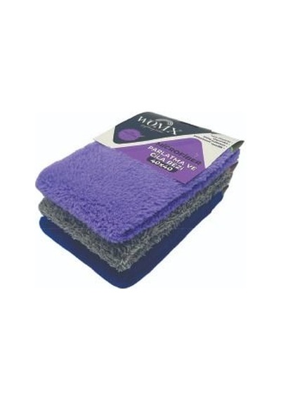 Profesyonel Mikrofiber Parlatma Ve Cila Bezi 40x40 Cm - Çizmeyen Yumuşak Doku
