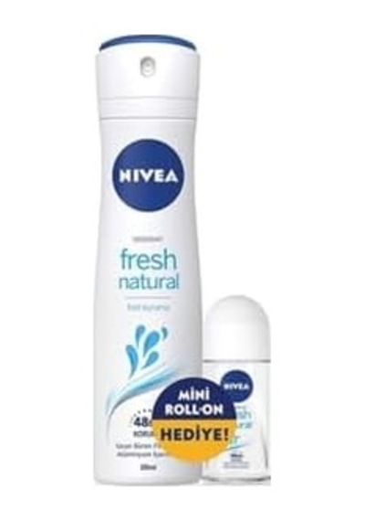 Kadın Deodorant Fresh Natural 150 Ml + Roll On 25 Ml