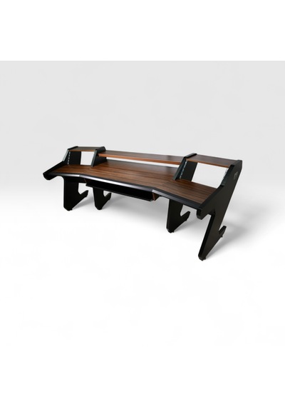 Monodesk Pro Edition Stüdyo Masası Mat Siyah & Latin Ceviz 260 Cm. Siyah - Ceviz