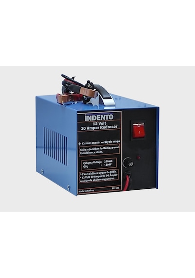 İndento 12 V 10 A Akü Şarj Cihazı Redresör