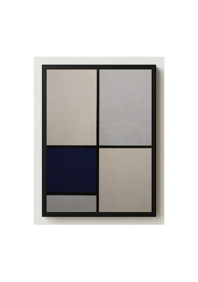 Mondrian Tablo I Çerçevesiz Poster 30x42 Cm A3 Tablo Modern Sanat Duvar Dekoru Mat Fotoğraf Kağıdı