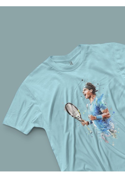 Fnbx Nadal Winner Tennis T-shirt Turkuaz