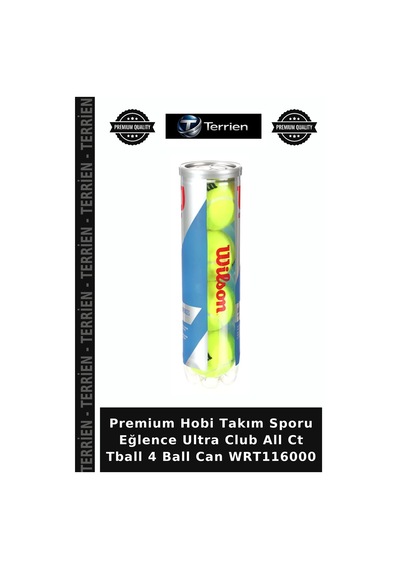 Premium Hobi Takım Sporu Eğlence Ultra Club All Ct Tball 4 Ball Can Wrt116000