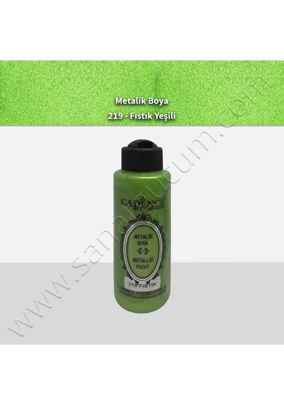 Cadence Metalik Boya 120 Ml. 219 Fıstık Yeşili