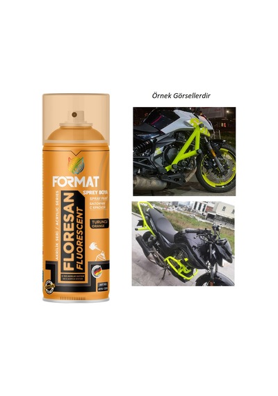 Sprey Boya Özel Seri Floresan Turuncu Neon Akrilik 400ml