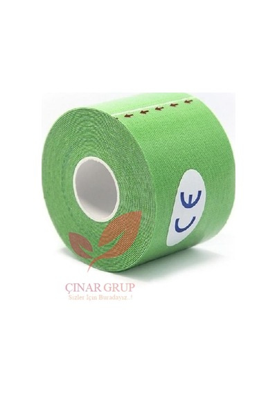 Bia Tape  Bandı Yeşil Renk 5Cm X 5M Kinesio Biatape Bantı