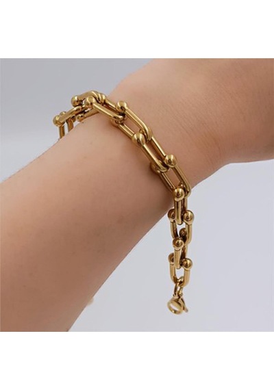 Tfny Gold Çelik Bileklik Çok Renkli