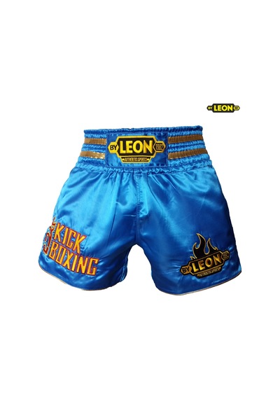 Aksaspor Leon Kickboxing Kick Boks Şortu Mavi (Yeni Model)