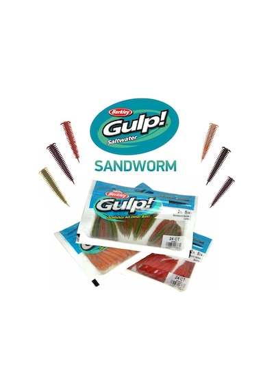 Berkley Gulp Alive Sandworm 5cm 2inç 24ct Silikon Yem