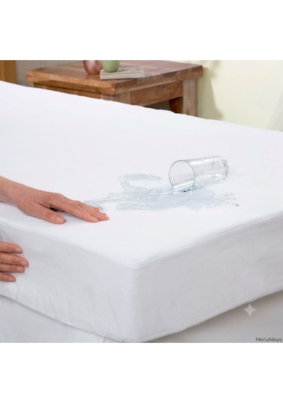 Tek Kişilik Alez 100x200 Cm Fitted - Su Sıvı Geçirmez Tam Korumalı Lastikli Kaymaz Yıkanabilir Yatak Koruyucu